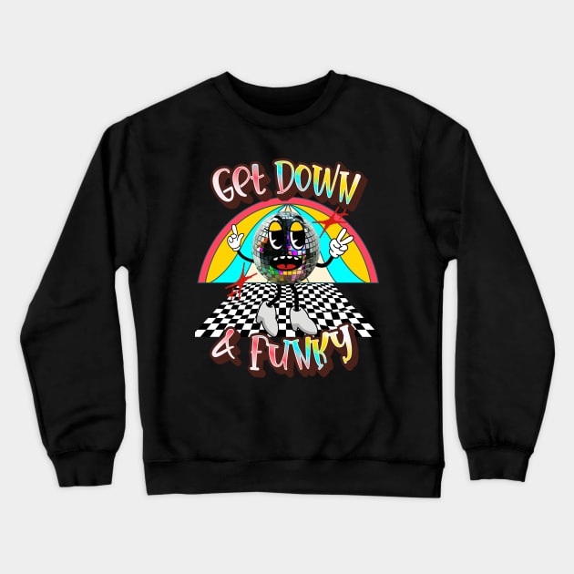 Disco Party Crewneck Sweatshirt by Outrageous Flavors